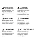 Killer Heavy Duty Shelf Brackets 80 Inch White Wall Mounted Triangle Supports 800 Kilogram Load 5mm Thick Steel Pack Of Two warning labels for choking hazard.
