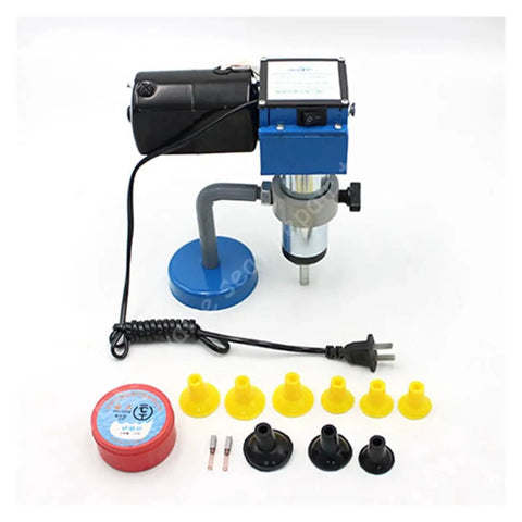 Get Your Engine Running Smooth With This Heavy Duty 220V Electric Speed Valve Grinder Tool Kit For Family Car Maintenance And Minor Fixes That Are Totally Worth The Cash Outlay., electric valve grinder kit with cords and nozzles