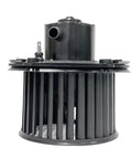 Front AC Heater Blower Motor Fan For Chevy GMC Suburban Tahoe Yukon Escalade SUVs Replacement 700100 Fits C1500 C2500 C3500 K1500 K2500 1997 1999 2000 Models With Single Spade Connector in black with visible single spade connector