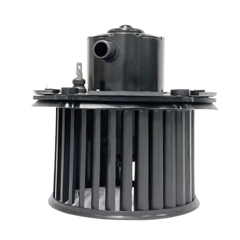 Front AC Heater Blower Motor Fan For Chevy GMC Suburban Tahoe Yukon Escalade SUVs Replacement 700100 Fits C1500 C2500 C3500 K1500 K2500 1997 1999 2000 Models With Single Spade Connector in black with visible single spade connector