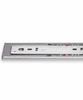 Close-up view of Stainless Steel Drawer Slides With Soft Close And Full Extension Ball Bearing Glides For Cabinets And Drawers Smooth Quiet Operation