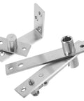 Heavy Duty Stainless Steel Pivot Door Hinges Set Hidden Cabinet And Bookshelf Door Hardware with Rotating Shaft for Secret Rooms