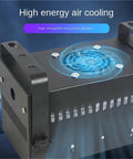 Built Tough Led Uv Curing Lamp 3200W air cooling fan with black housing and ventilation for efficient use and heat management.
