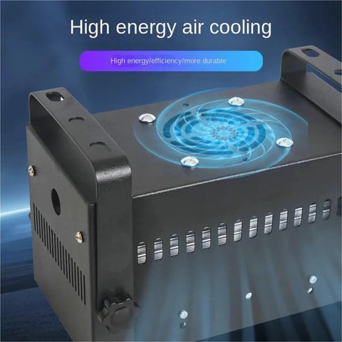 Built Tough Led Uv Curing Lamp 3200W air cooling fan with black housing and ventilation for efficient use and heat management.