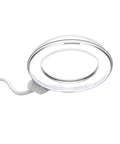 Rechargeable LED Floor Lamp With 5-Inch 2X Magnifier And 5X Bifocal, 59 Color-Adjustable LEDs close-up of lamp head design