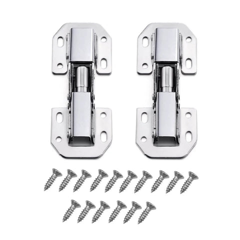 Concealed Kitchen Cabinet Door Hinges Pack of 2, Soft Close 90 Degree with 28mm Cup, Fits 14-18mm Cabinets, Includes 8 Screws