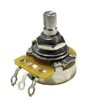 Split Shaft One Meg Ohm Linear Potentiometer CTS With B Curve For Guitar And Bass Tone Shaping Three Eighths Inch Threaded Shaft