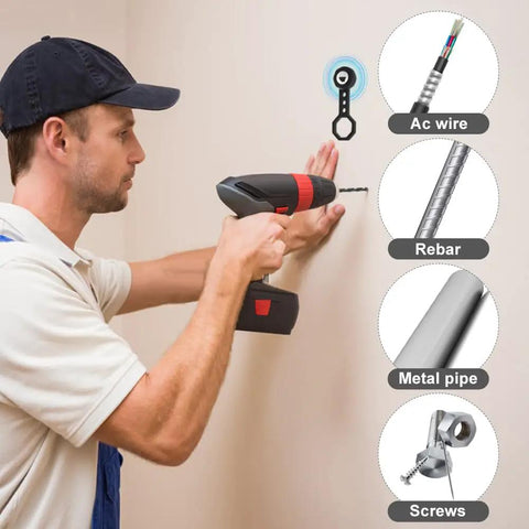 Heavy Duty Set Of Two Powerful Magnetic Stud Finders With Slick Wall Scanner Grip For Fast Screw Snagging And Hanging Drywall Without Stress Or Sweat Reliable Home Improvement Accessory