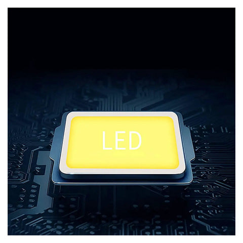 LED light chip on a circuit background, part of JUDYSSY Courtyard Light Led Solar Floodlight Outdoor with Remote Control.