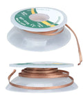 Pro Grade Alloy Copper Desoldering Braid For Electronics Repair And PCB Work, High Absorption Solder Wick, 1.5m x 1.5mm spool