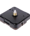 Quartz Clock Movement Kit With Hands For DIY Wall Clock Repair, Replacement Parts Set, black plastic base with brass fitting