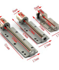 Slick Micro DC Five Volt Stepper Motor Featuring A Thirty Or Forty Or Fifty Millimeter Stroke Precision Screw Linear Actuator with measurements