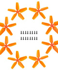 Avata Drone Propellers Replacement Set Orange 8 Pack With Screws For FPV Quadcopter Lightweight 2.0g Each High Efficiency PC Blades CW CCW Rotation