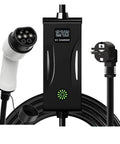 Big Time Portable 3.6 KW EV Charger With 16 Amp Type Two Connector And SAE J1772 Plug, compact design, easy home use.