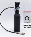 Dual Gauge DIN Valve Fill Station Adapter With 20 Inch Hose 4500psi 300bar For Scuba Tanks Paintball PCP Airsoft HPA Cylinders with spare o-rings