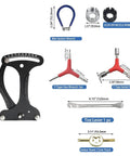 Spoke Tension Meter And Wrench Kit For Bikes 8 Piece Pro Wheel Repair Set With Spoke Wrenches Valve Core Tool Tire Lever Hex Wrenches