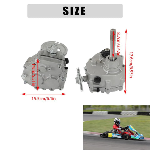 Forward Reverse Gearbox Replacement For 2HP 13HP Engines Local 10T 40 41 And 12T 35 TAV30 Series with go-kart image
