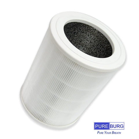 Two Pack Replacement Filter For BISSELL Air180 Air Purifier 3496A Part 3502 H13 True HEPA Activated Carbon 3 Stage Filtration