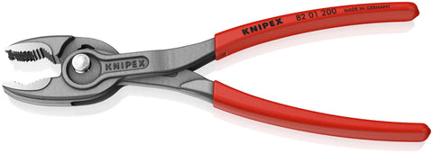 TwinGrip 8 Inch Pliers With Front And Side Gripping Jaws That Grab Stripped Screws Bolts And Round Square Hex Materials For Tough DIY And Pro Mechanic Jobs