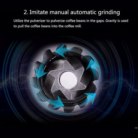 Top Shelf Stainless Steel Drip Coffee Maker Packing Adjustable Brew Strength Control And A Rock Solid Warming Plate To Nail Your Morning Brew No Sweat At All grinding mechanism showing pulverized coffee beans.