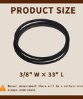Heavy Duty Three Eighths Inch By Thirty Three Inch Driver Belt Replacement For Lawn Mowers And Tractors Premium V Belt