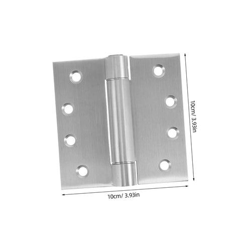 Heavy Duty Adjustable Self Closing Stainless Steel Door Hinges for High Humidity Environments, shown flat with hole placements