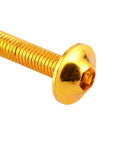 Gold bolt from Dope 190 Piece Fairing Fasteners Nuts And Washers Kit For CBR600RR CBR900RR CBR1000RR And CBR1100XX Iron Aluminum Durable