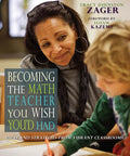 Cover of 'How To Be The Math Teacher You Wish You Had Real Talk Practical Ideas And Strategies From Vibrant Classrooms' with teacher and student.