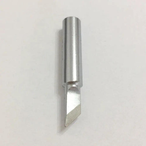 Close-up of a single T18 soldering tip for FX-888D and FX-600, part of 10 Pack T18 Soldering Tips For FX 888D 888 FX 8801 And FX 600 Solder Stations Replaceable Tips For Electronics Assembly And PCB Repair Pro Grade High Quality Precise Heating Easy Installation