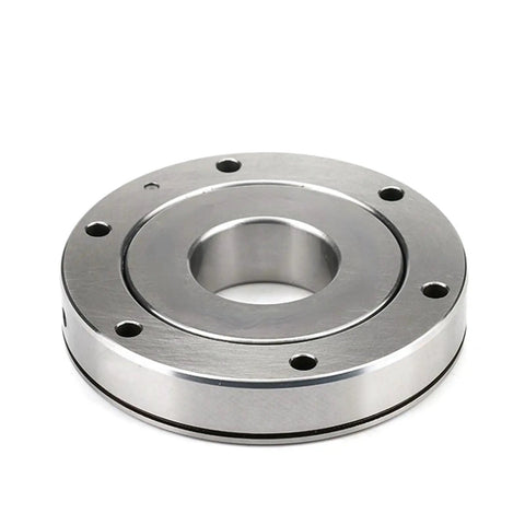 Heavy Duty Precision Slewing Ring With Crossed Roller Setup, Model Xu060094, showing top view, 57mm X 140mm X 26mm, killer bearing steel