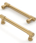 10 Pack 5 Inch Champagne Bronze Knurled Cabinet Pulls For Cupboards And Drawers 128mm Kitchen Cabinet Hardware Durable Zinc Alloy Handles