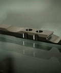 Titanium Ti Pry Mini Pry Bar Keychain EDC Pocket Pry Tool With Bottle Opener, lightweight 6Al4V titanium multi-tool close-up