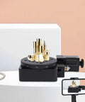 Motorized Rotation Stage With High Precision Worm Gear Portable Rotating Table 25 Degrees Per Second 99.21 Lb Capacity