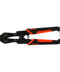 Heavy Duty Mini Bolt Cutter With Tough Hardened Blades And Comfy Anti Slip Handles That Make One Hand Wire Snipping Absolutely No Sweat Work For Home Or Garage Projects, 22 cm size, vanadium steel.