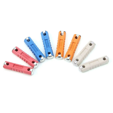 Top Shelf European Classic Car Torpedo Fuse Kit 50 Piece Set With 5A 8A 16A 25A Amps Heavy Duty Zinc Alloy Blades colorful fuses