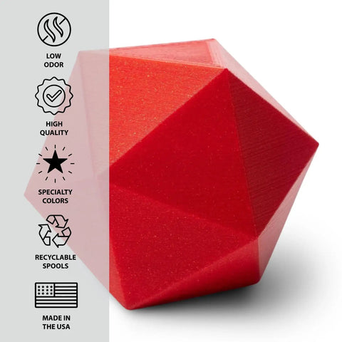 Snag This Candy Apple Metallic Red HT PLA 3D Printer Filament 1.75mm 500G Spool Straight Up Metallic Finish Durable Parts For All Standard FDM Printers Gonna Hit Different