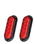 All In One 6 Inch Oval LED Trailer Lights Kit Two Pack With Ten High Brightness LEDs for trucks and trailers