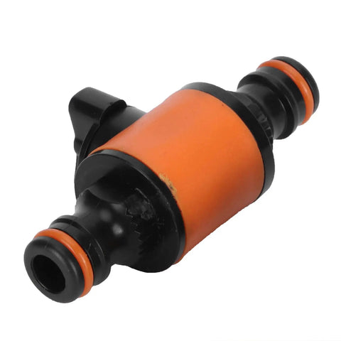 3 Pcs Heavy Duty Garden Hose Quick Connectors And Ball Valve Repair Kit With Brass Nipples For Fast Hose Fixing And Leak Proof Water Flow Control System, black orange hose connector