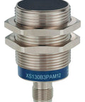 Universal Series Inductive Proximity Sensor With Tough Metal 30 mm Barrel And 3 Wire DC PNP Wiring, Normally Open Output, M12 Connector