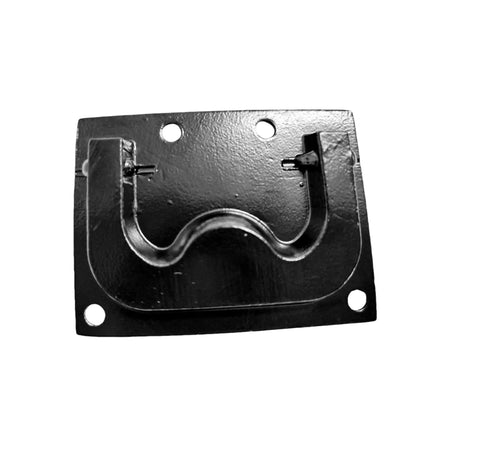 316 Stainless Steel Electrophoretic Black Hatch Ring Pull For Deck Hatch, flush lift ring marine locker handle, black finish