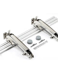 Rock Solid Folding Cabinet Hinge With Dead Silent Damping Slide Rail And Super Slick Lateral Sliding Door Hardware for cabinets.