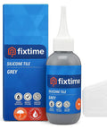 Premixed Fast Dry Gray Silicone Tile Repair Kit With Caulk Filler And Sealer For Cracked Bathroom Kitchen And Floor Tiles 225g 8 Oz DIY Friendly For Gaps And Water Leaks