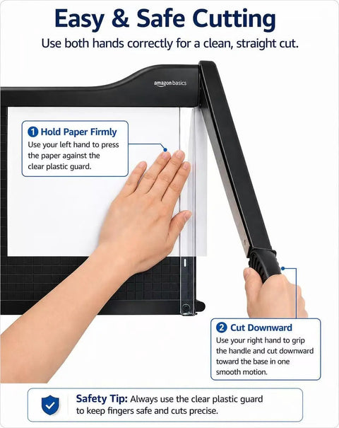 Badass 15 Inch Heavy Duty Paper Trimmer Portable Guillotine Cutter With Kick Ass Steel Blades Built For Serious Office Hustle And Creative Downtime Cuts Photo Cardstock Smooth As Silk