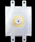 Zatagen 2M244-M1 Industrial Magnetron For Microwave Drying Equipment 1000W Water Cooled Component top view with gold plating.