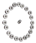 V Groove Bearing Pulleys 3x12x4mm For Rail Track Linear Motion System, arranged in a circle, carbon steel V623zz bearings