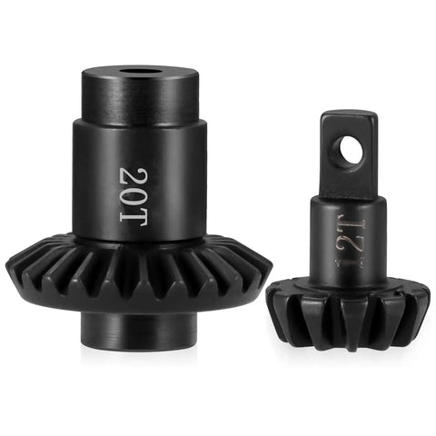 Beefed Up Steel Axle Gear Set For 1 24 RC Crawler Upgrade Pack Includes 12T20T Overdrive Gear And 12T24T Axle Gear