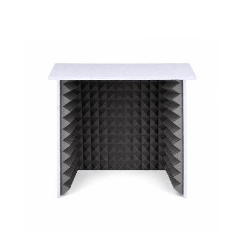 Game Changing Portable Vocal Booth With Heavy Duty Acoustic Foam For Podcasters, 70 cm, black interior, soundproof design.