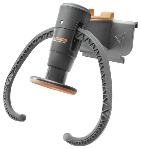 Advanced Bike Storage System V3 Claw for garages holds up to 50 lbs and tires up to 2.4 inches wide wall mount view