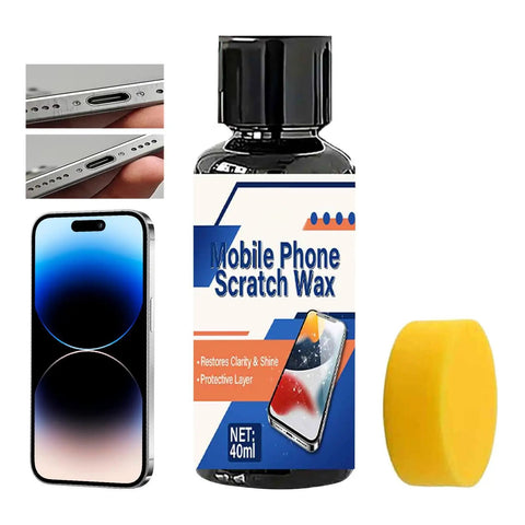 Screen Scratch Remover Kit With Sponge For Watches, Mirrors, Laptops And Other Electronics 40ml And 100ml Gentle Polishing Gel Quick Fix Restores Clarity And Pristine Displays