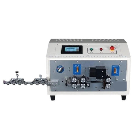 Heavy Duty Touch Screen Wire Strippers For Double Sheath Cables, automatic cable cutting machine with digital controls.